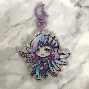 Overwatch Atlantic Mercy Epoxy Keychain
